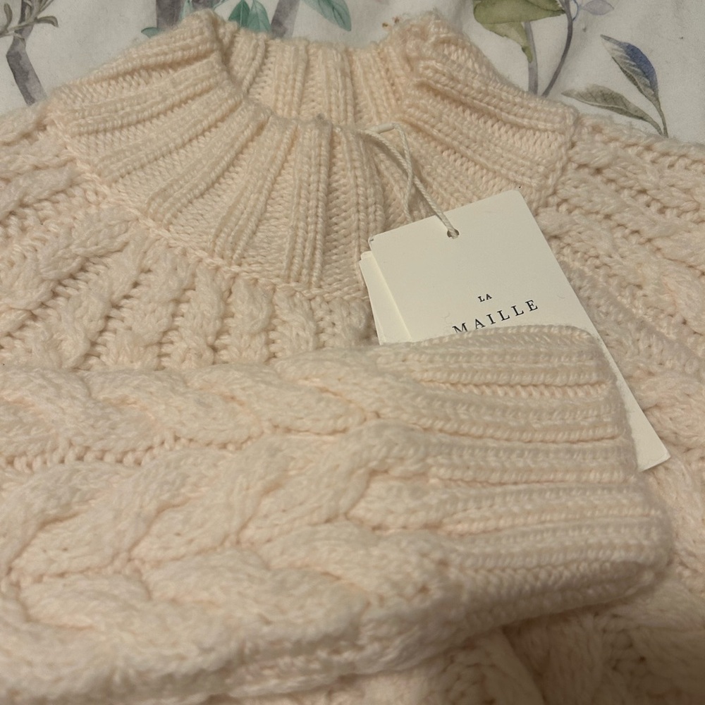 NWT Sezane Diego Cream Sweater - Picture 12 of 14
